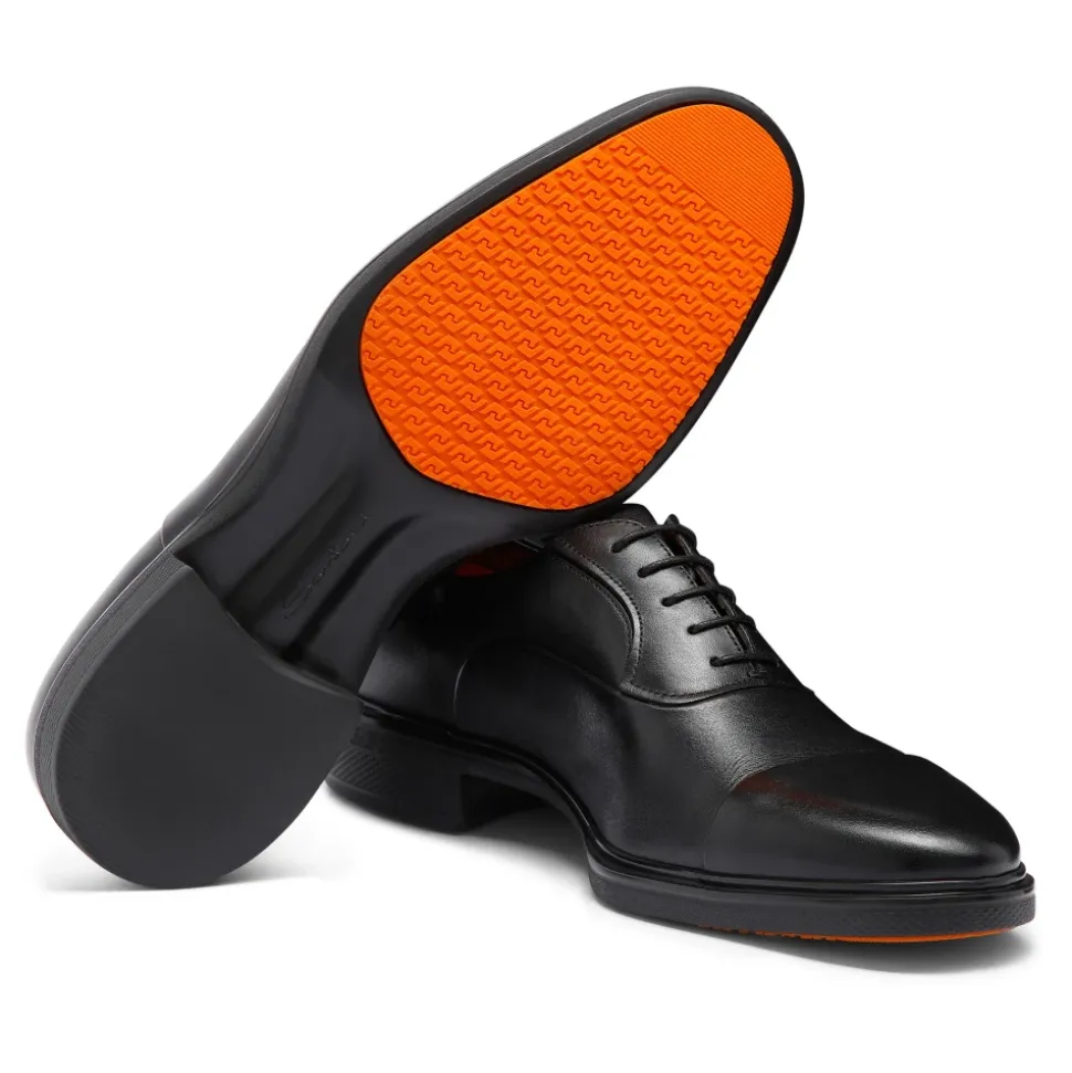 Leder Oxford Schuhe zum einfachen Hineinschlüpfen