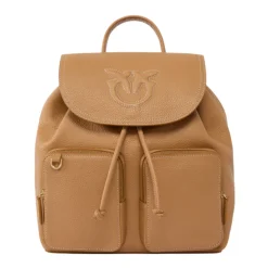 Leder Rucksack mit verstellbaren Riemen