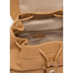 Leder Rucksack mit verstellbaren Riemen