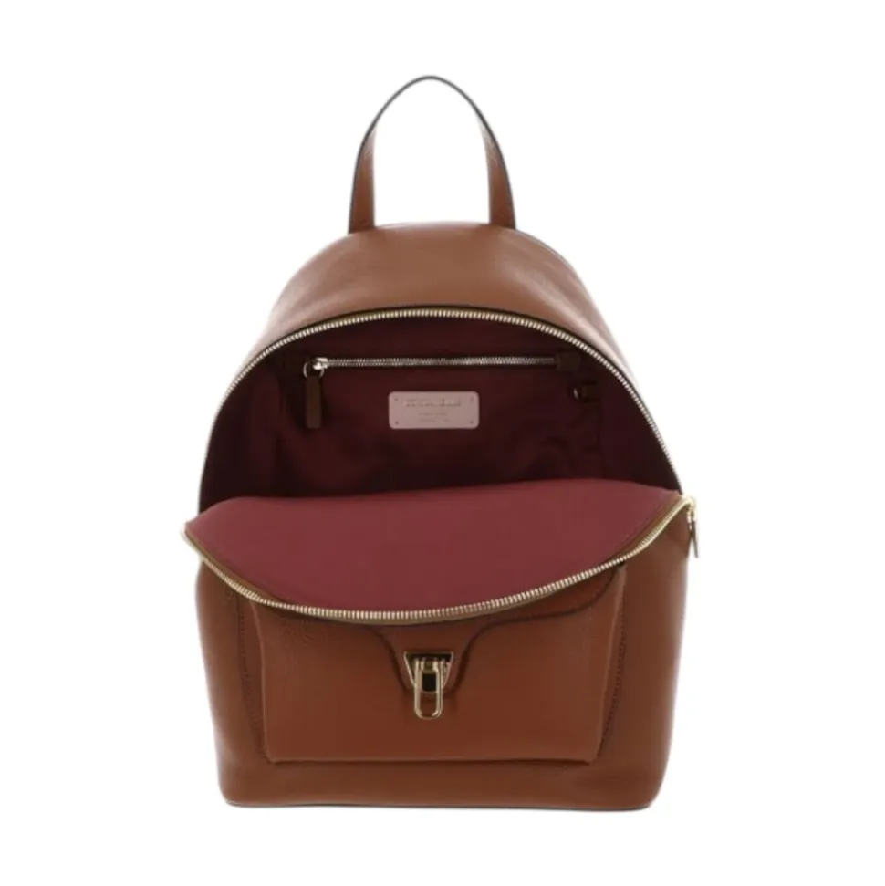 Leder Rucksack mit verstellbaren Riemen