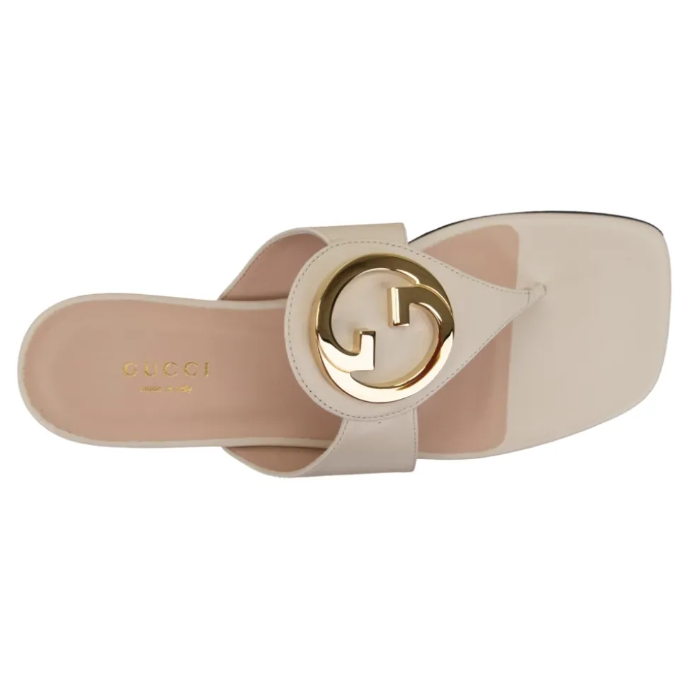 Leder Slip-On Zehentrenner