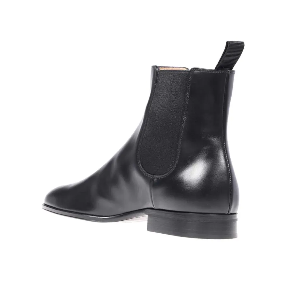 Leder Stiefeletten mit Elastischen Einsätzen