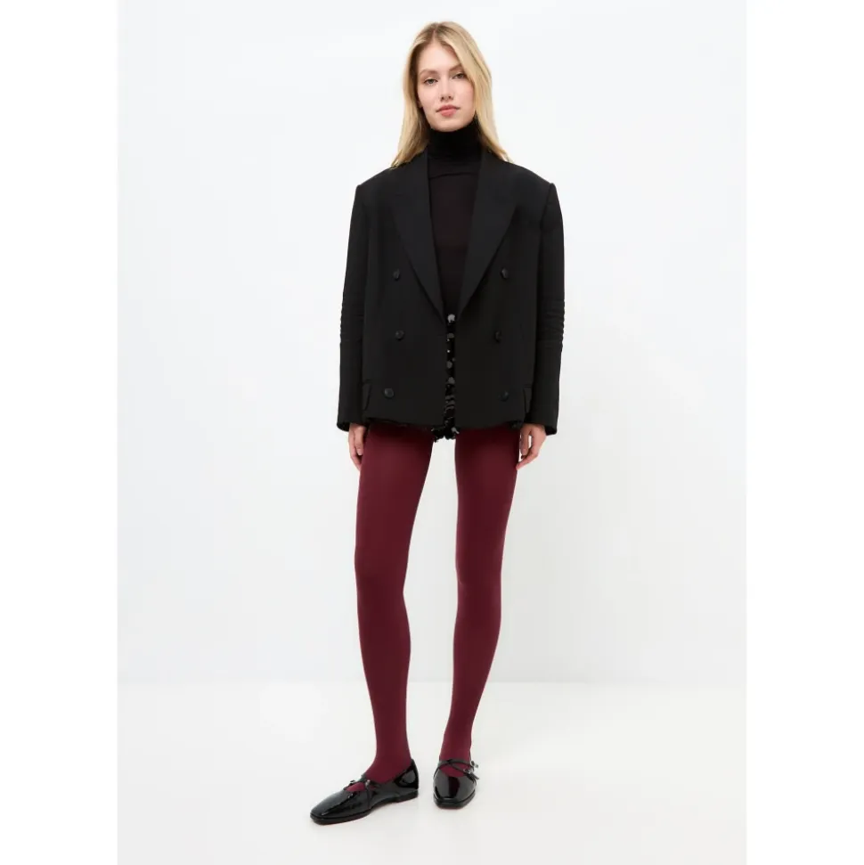 Lederballerinas Alba - Schwarz Lack