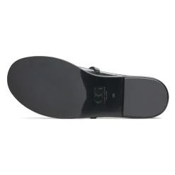 Lederballerinas Alba - Schwarz Lack