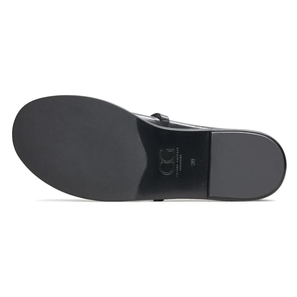 Lederballerinas Alba - Schwarz Lack