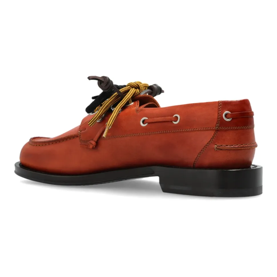 Leder-Bootsschuhe