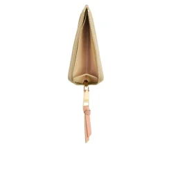 Leder-Geldbörse mit zweifarbigem Design