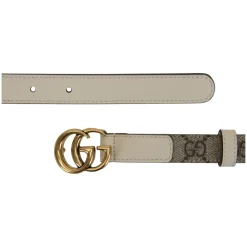 Ledergürtel mit GG-Logo