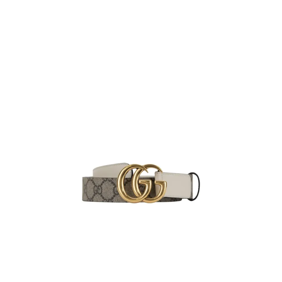 Ledergürtel mit GG-Logo