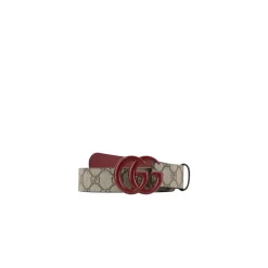 Ledergürtel mit Logo-Schnalle