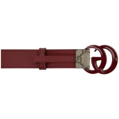 Ledergürtel mit Logo-Schnalle