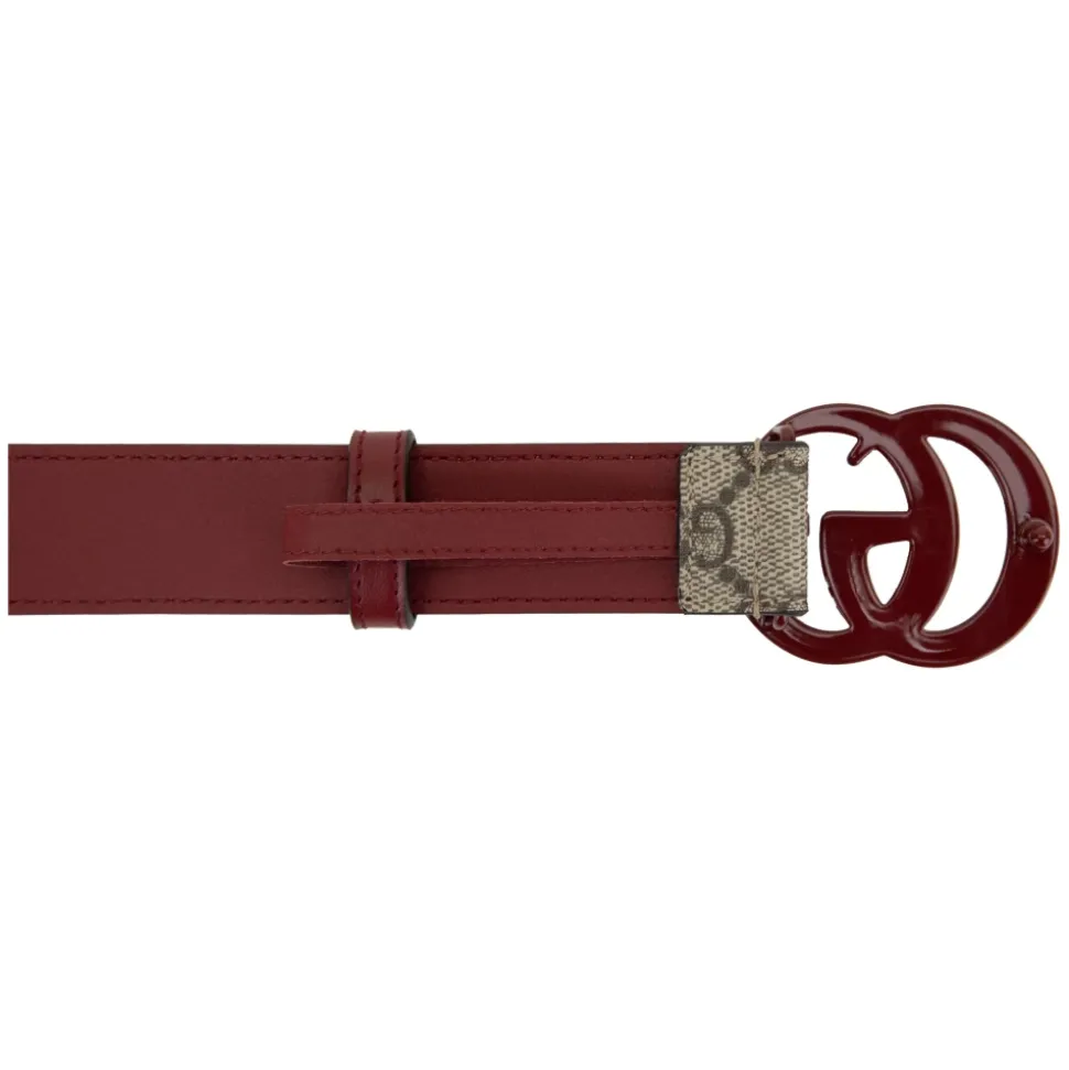 Ledergürtel mit Logo-Schnalle
