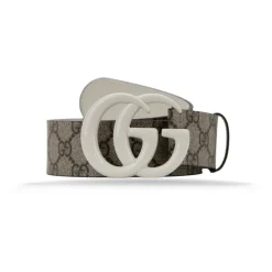 Ledergürtel mit Logo-Schnalle