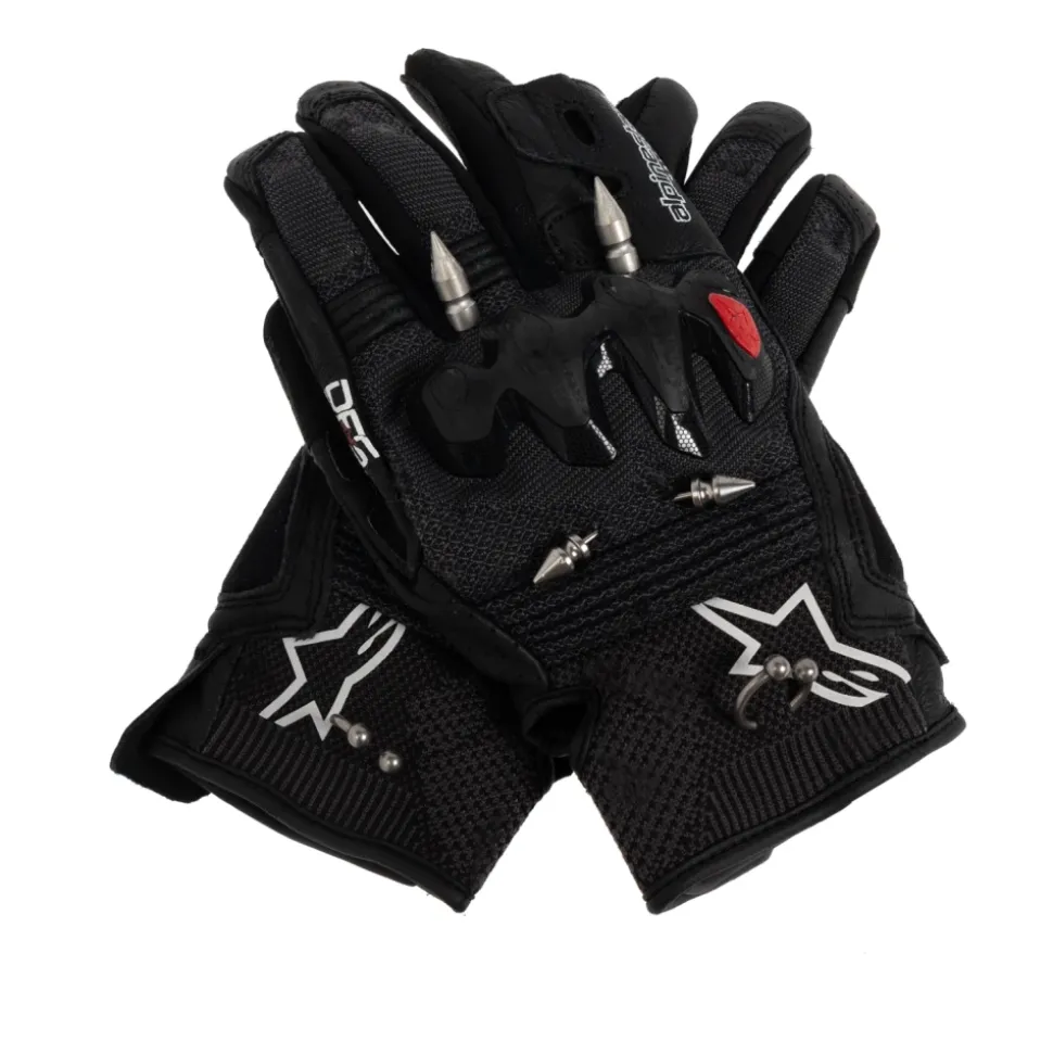 Lederhandschuhe mit Applikationen