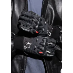 Lederhandschuhe mit Applikationen