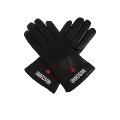 Lederhandschuhe mit bedrucktem Logo