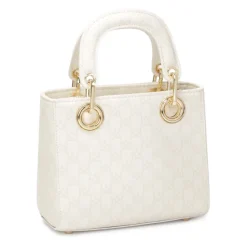 Lederhandtasche in kompakter Version