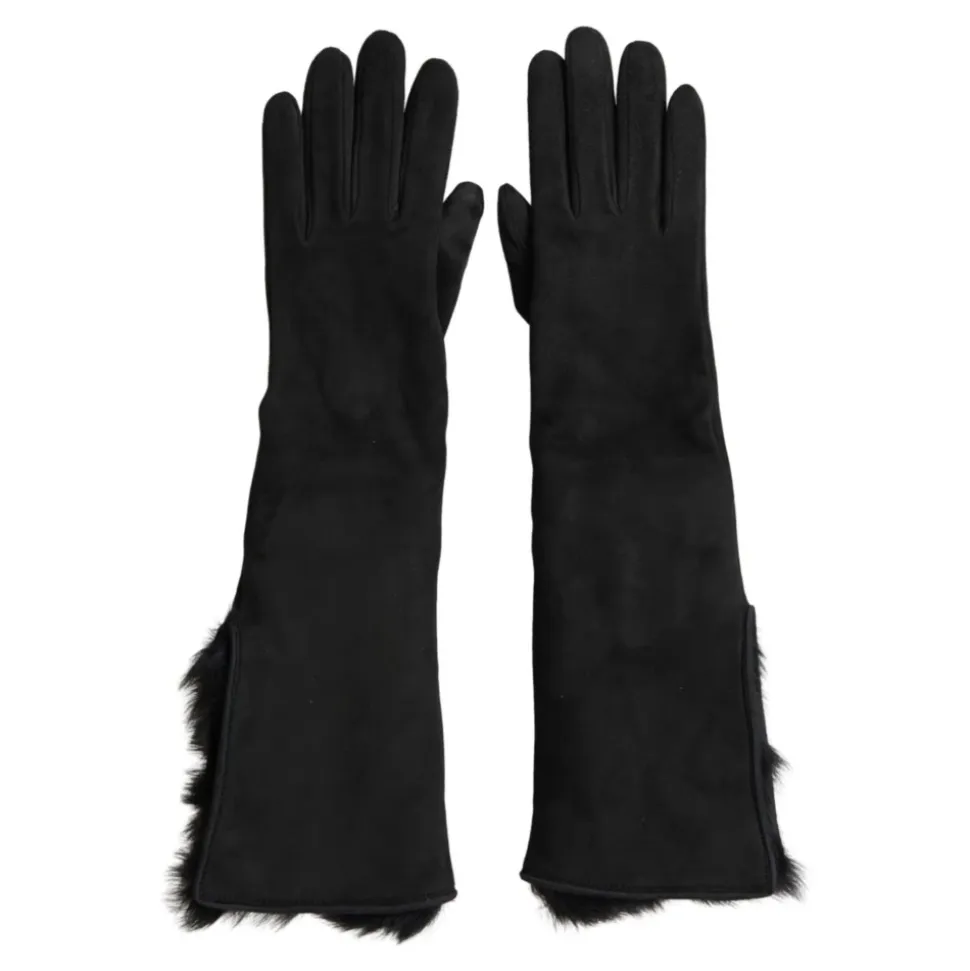 Lederpelz Handschuhe mit Kaschmirfutter
