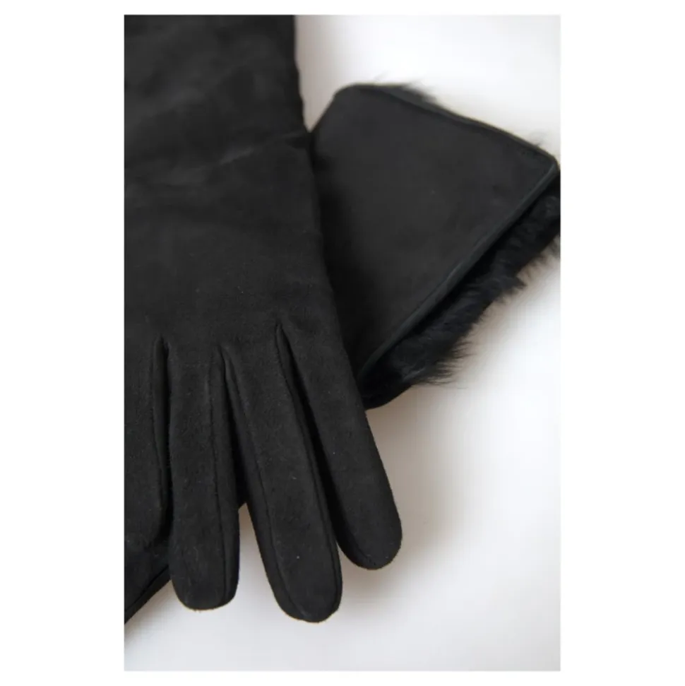 Lederpelz Handschuhe mit Kaschmirfutter
