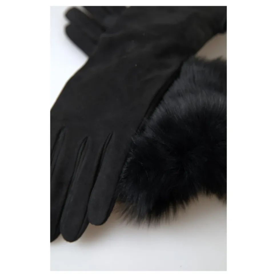 Lederpelz Handschuhe mit Kaschmirfutter