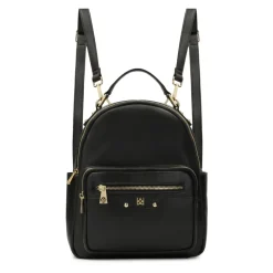 Leder-Rucksack mit zahlreichen Taschen