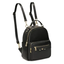 Leder-Rucksack mit zahlreichen Taschen