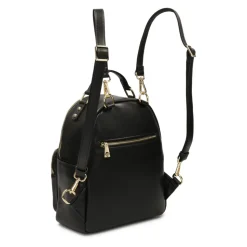 Leder-Rucksack mit zahlreichen Taschen
