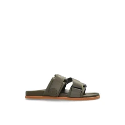 Leder-Schlappen