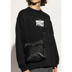 Leder-Schultertasche