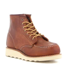 Leder-Stiefelette mit Traction-Tred-Sohle