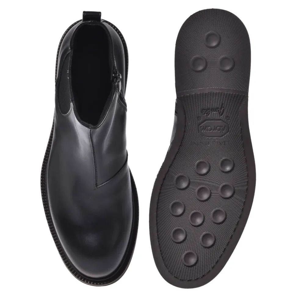 Leder-Stiefeletten