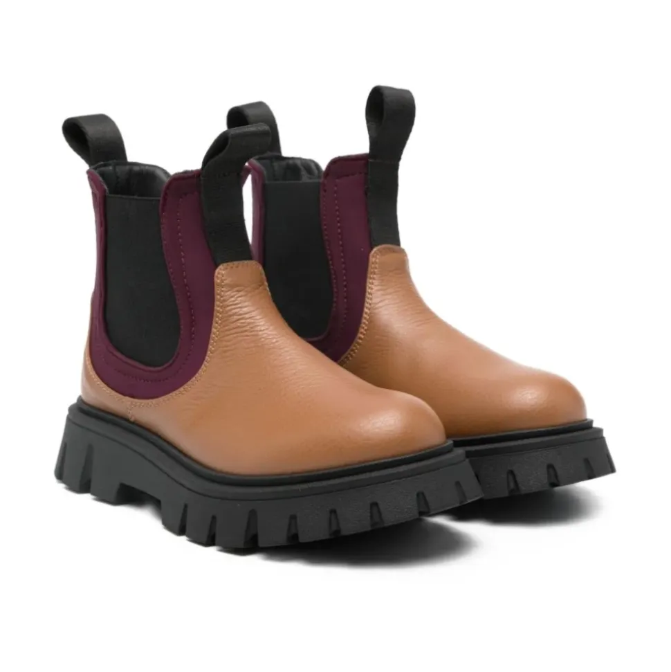 Leder-Stiefeletten