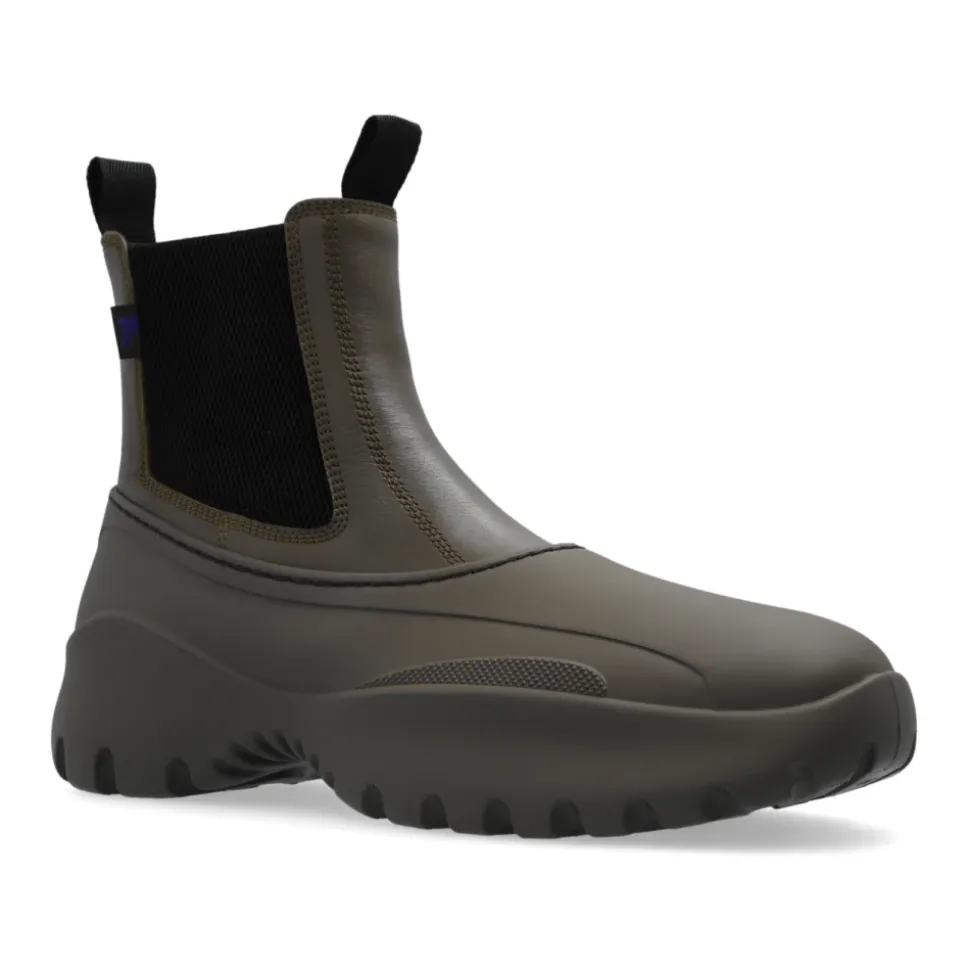 Leder-Stiefeletten