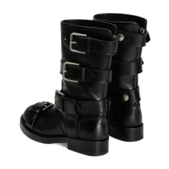 Leder-Stiefeletten