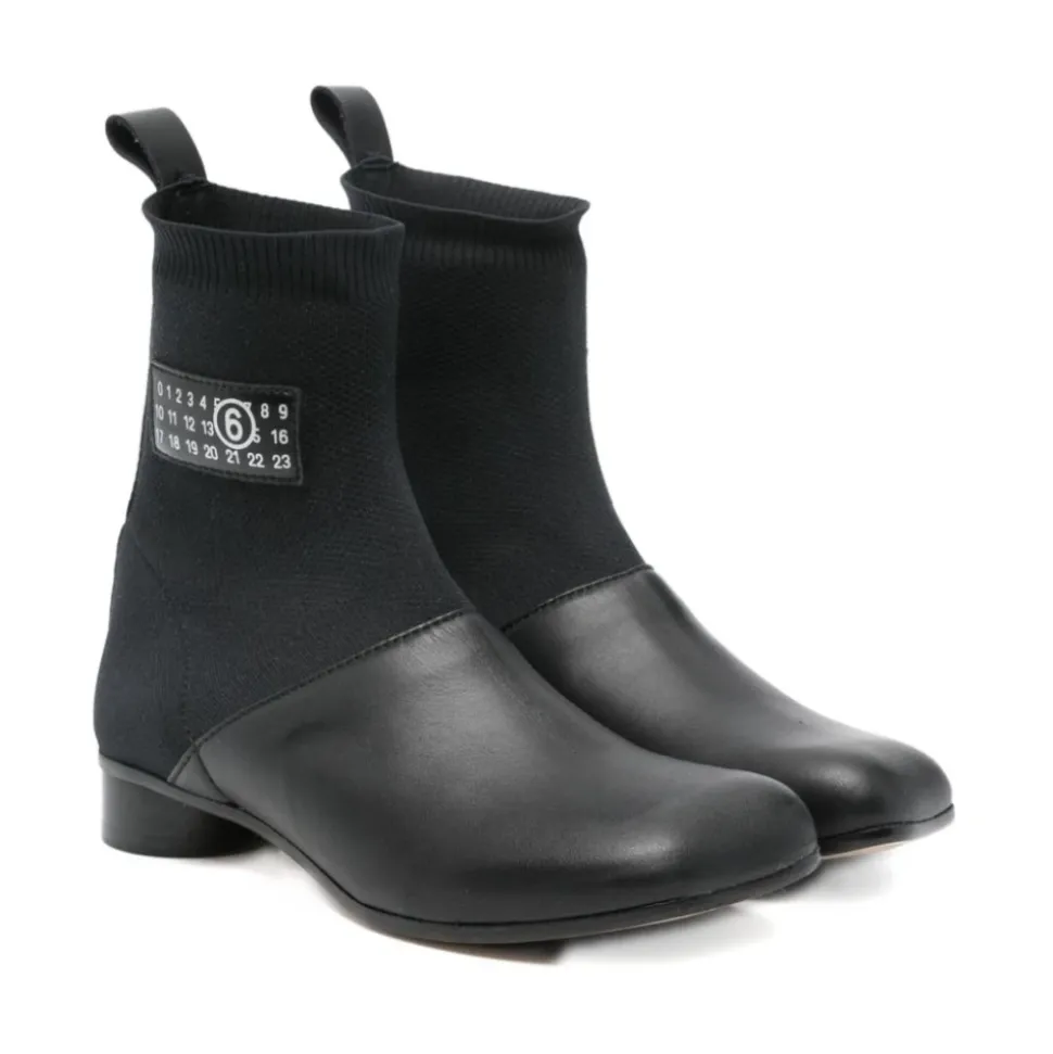 Leder-Stiefeletten