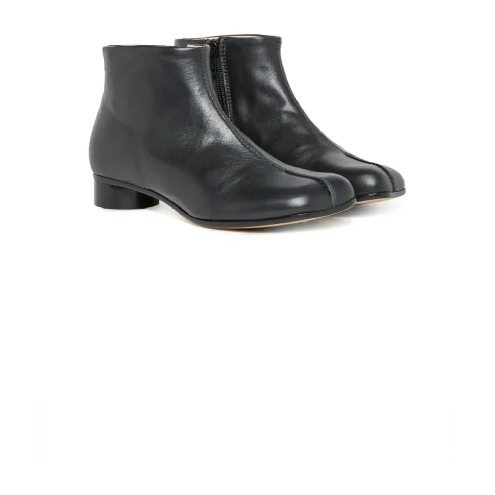 Leder-Stiefeletten