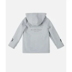 Leichte Jacke mit Kapuze und Metallhakenverschluss