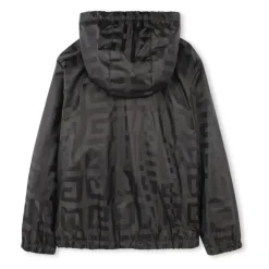 Leichte Jacquard-Jacke 4G mit Kapuze