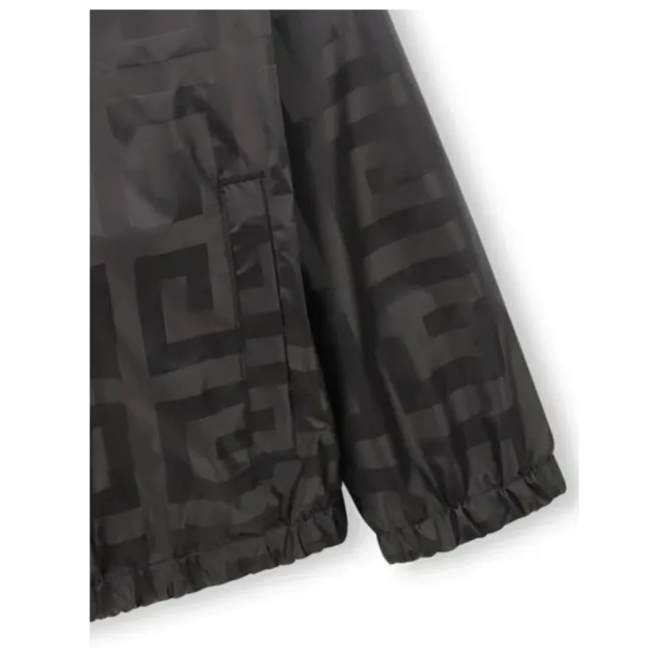 Leichte Jacquard-Jacke 4G mit Kapuze