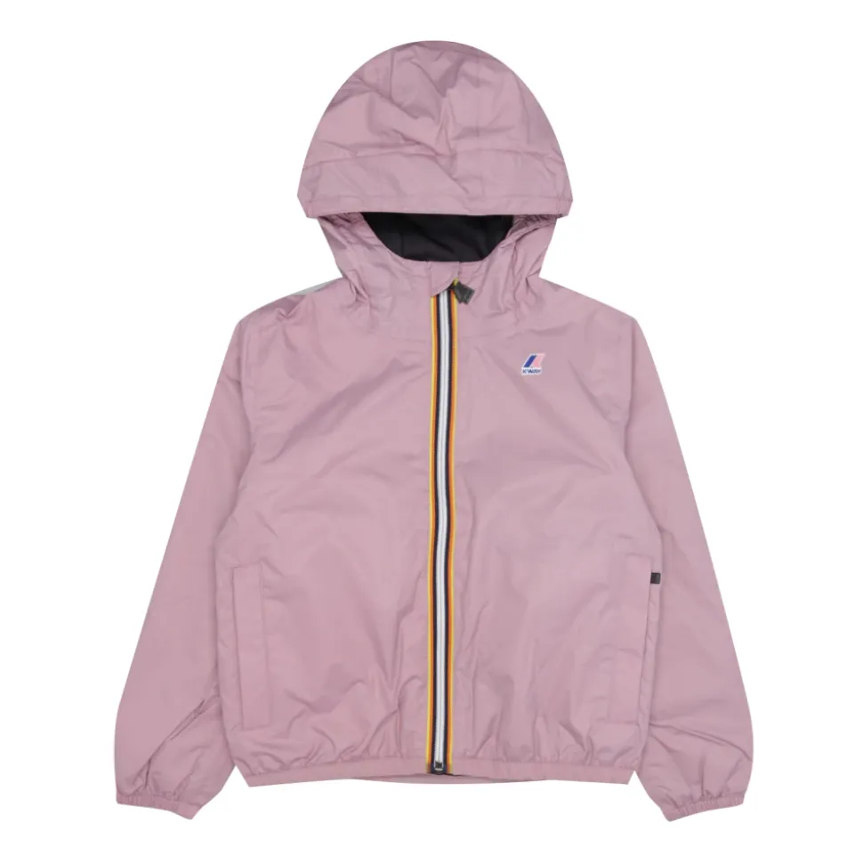 Leichte, wasserdichte und winddichte lila Jacke