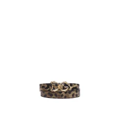 Leopard Baroque DG Logo Animal Print Gürtel