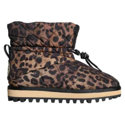 Leoparden Knöchelstiefel Gepolsterte Schuhe