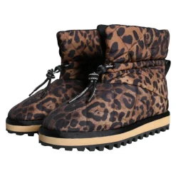 Leoparden Knöchelstiefel Gepolsterte Schuhe