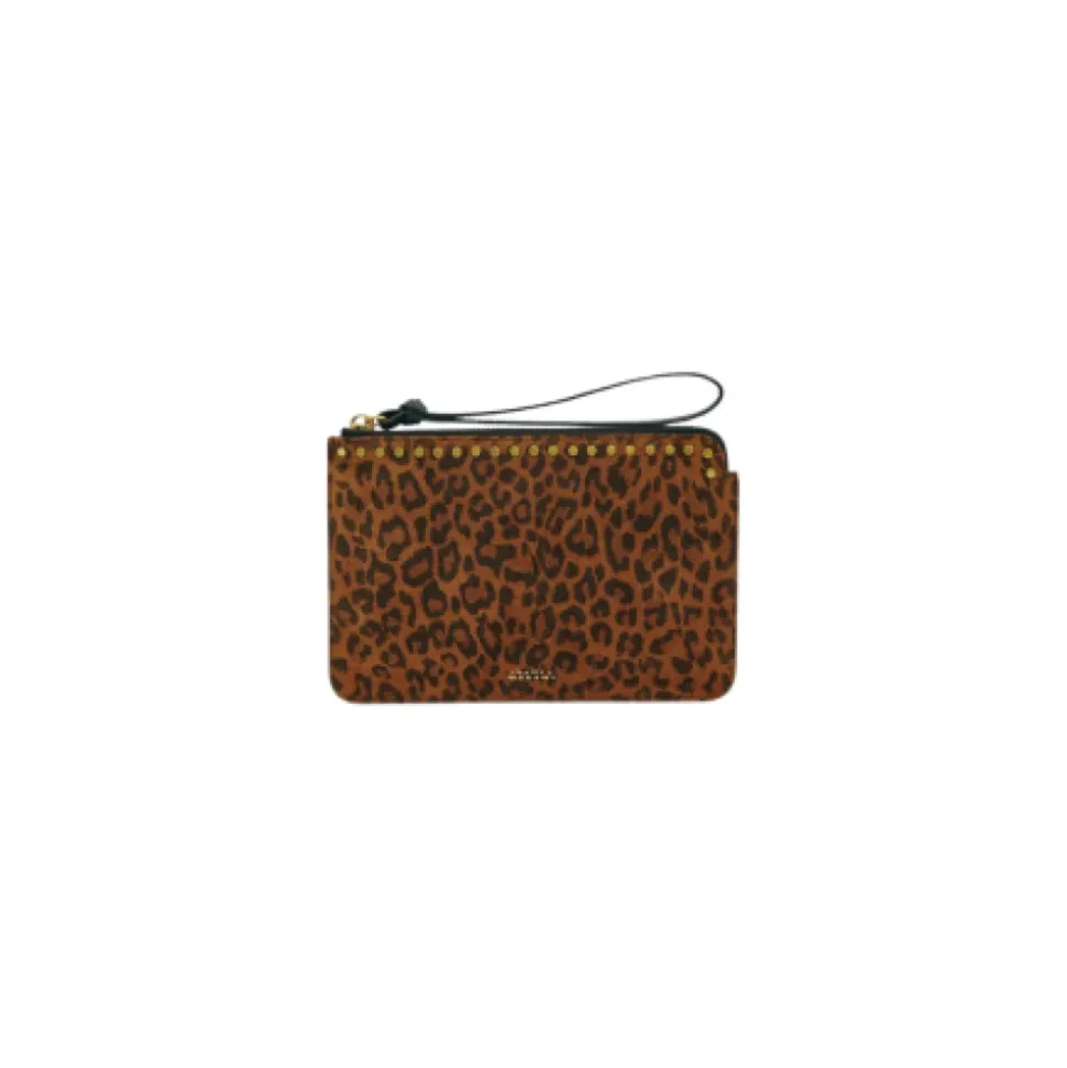 Leopardenmuster Wildleder Tasche