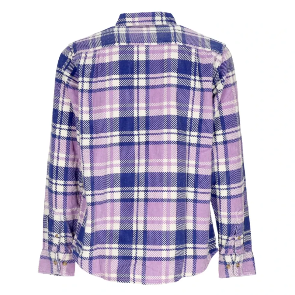 Lila Rose Multi Kariertes Samt Hemd