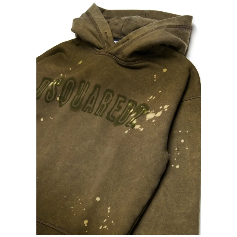 Locker geschnittener Sweatshirt Art DQ3009D0AE1