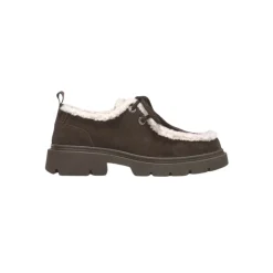 Lockige Braune Winterstiefel