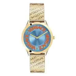 LOGO HALO Damenuhr Lila Gold
