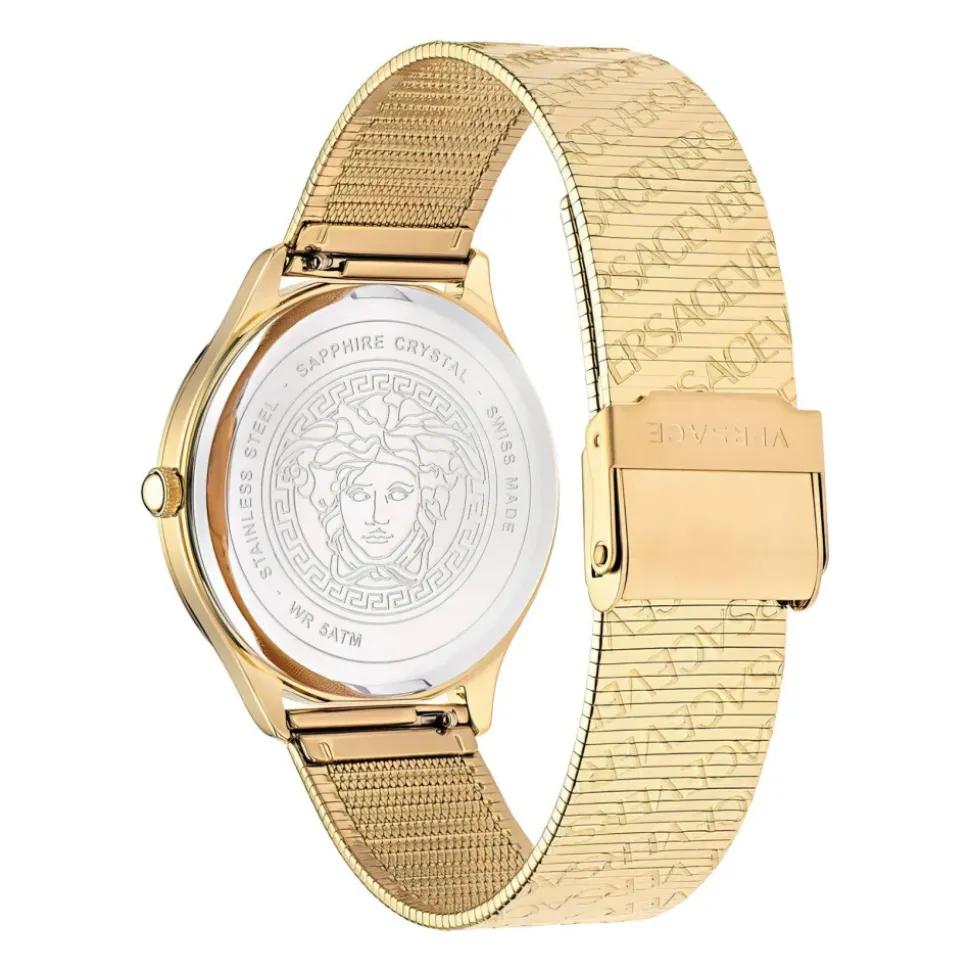 LOGO HALO Damenuhr Lila Gold