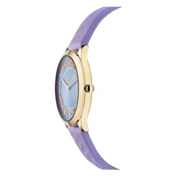 LOGO HALO Damenuhr Lila Gold